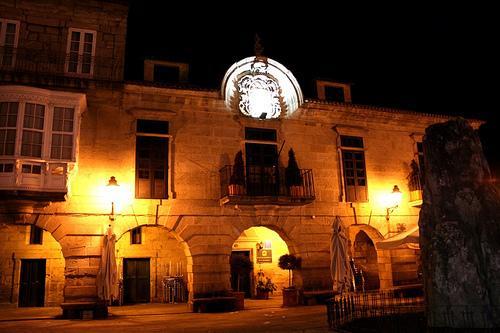 Pazo De Mendoza Hotel Baiona Buitenkant foto